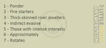 thick skinned river dwellers