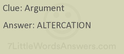 disallow an argument 7 little words